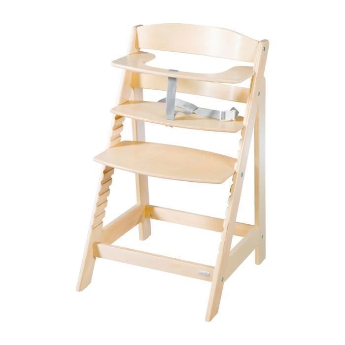 Convertible high chair - ROBA - SIT UP FLEX - From 6 months up to 70 kg - Natural wood