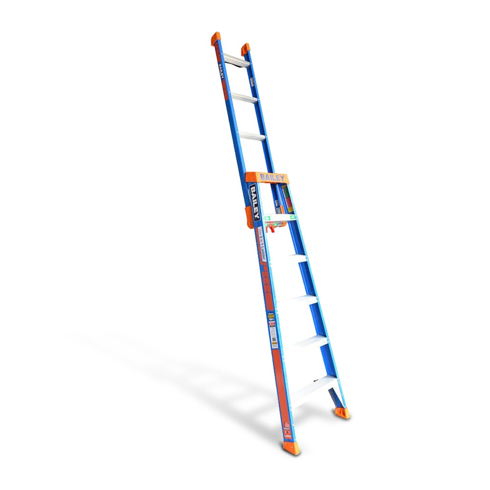 Escada de fibra de vidro BAILEY 1,8 m SLS 3 em 1 150 kg FS13884