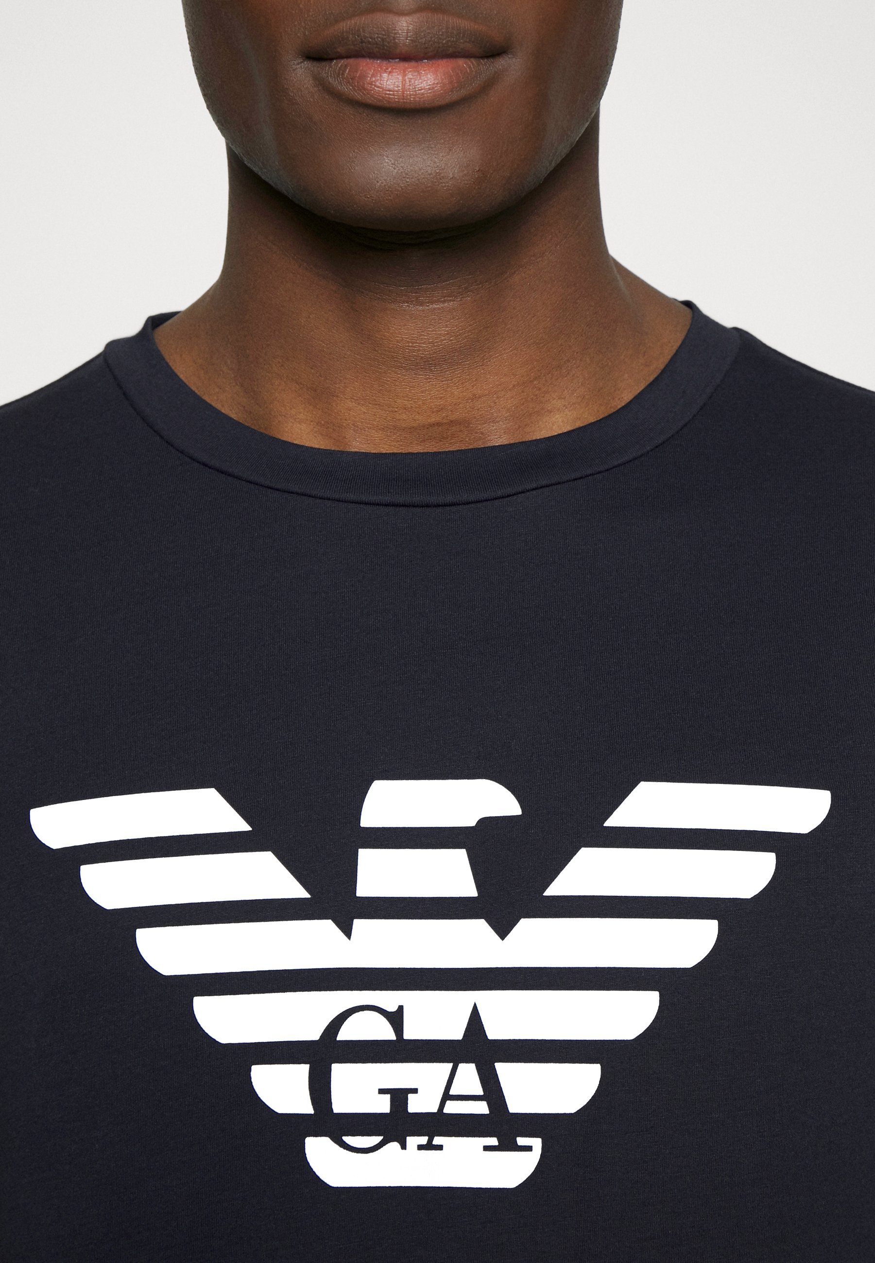 Emporio Armani top met lange mouwen - blunavy aquila