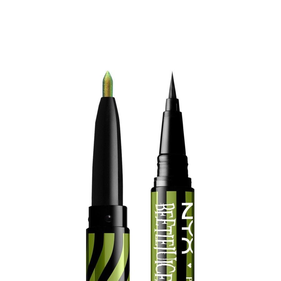 NYX Professional Makeup akių kontūro pieštukas „Beetlejuice Pinestripe Duo Liner“ – 1 vnt.