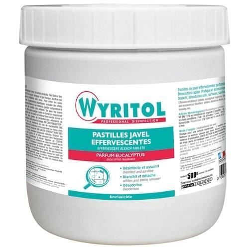 WYRITOL 150 Pastilles javel effervescente parfum eucalyptus