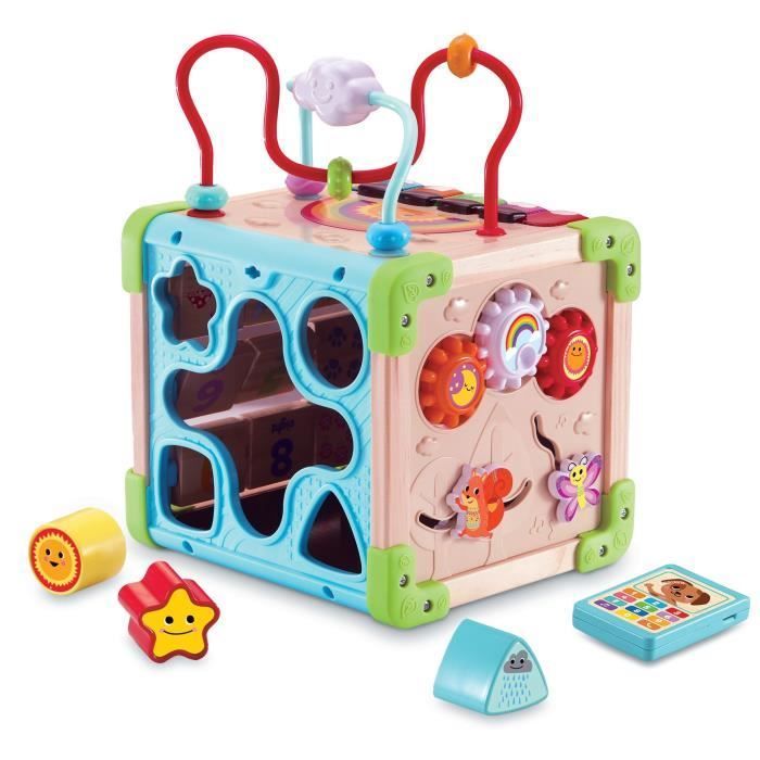 VTECH CUBE NATURE Interactive Toy - FSC® Certified Wood - Musical Animals - 9-36 months
