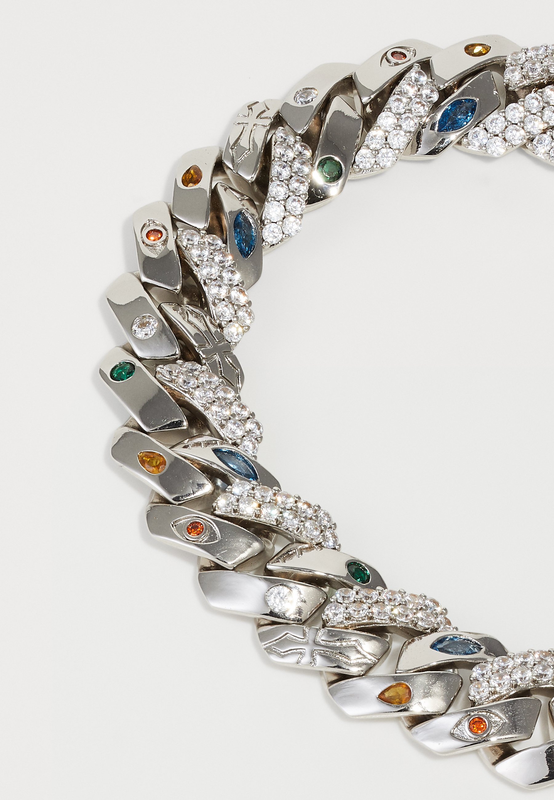 Pulseira DARKAI EXO PRONG PAVE UNISSEX - Pulseira - branca/mista