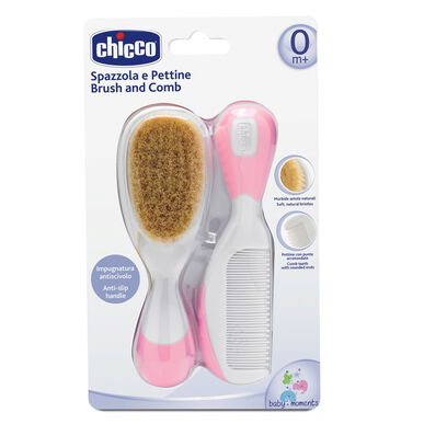 Chicco rosa borste och kam 1 enhet 1 enhet