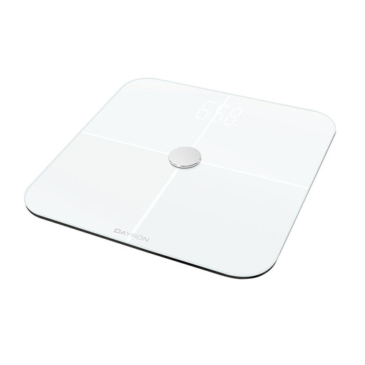 Inteligentna waga łazienkowa Bluetooth z aplikacją, do 8 profili, Health Dayron
