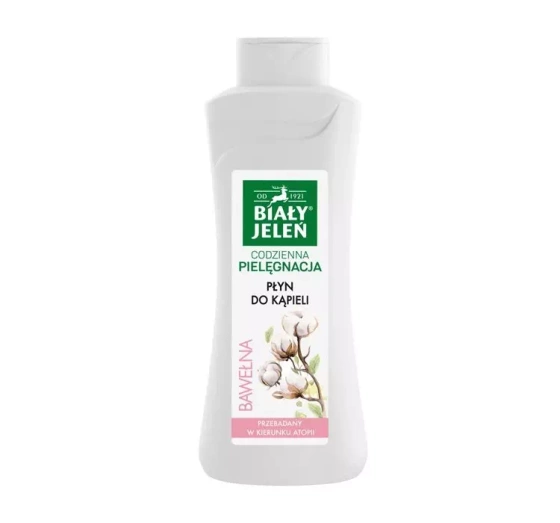 Biały Jeleń Codzienna Pielęgnacja płyn do kąpieli Bawełna 750 ml