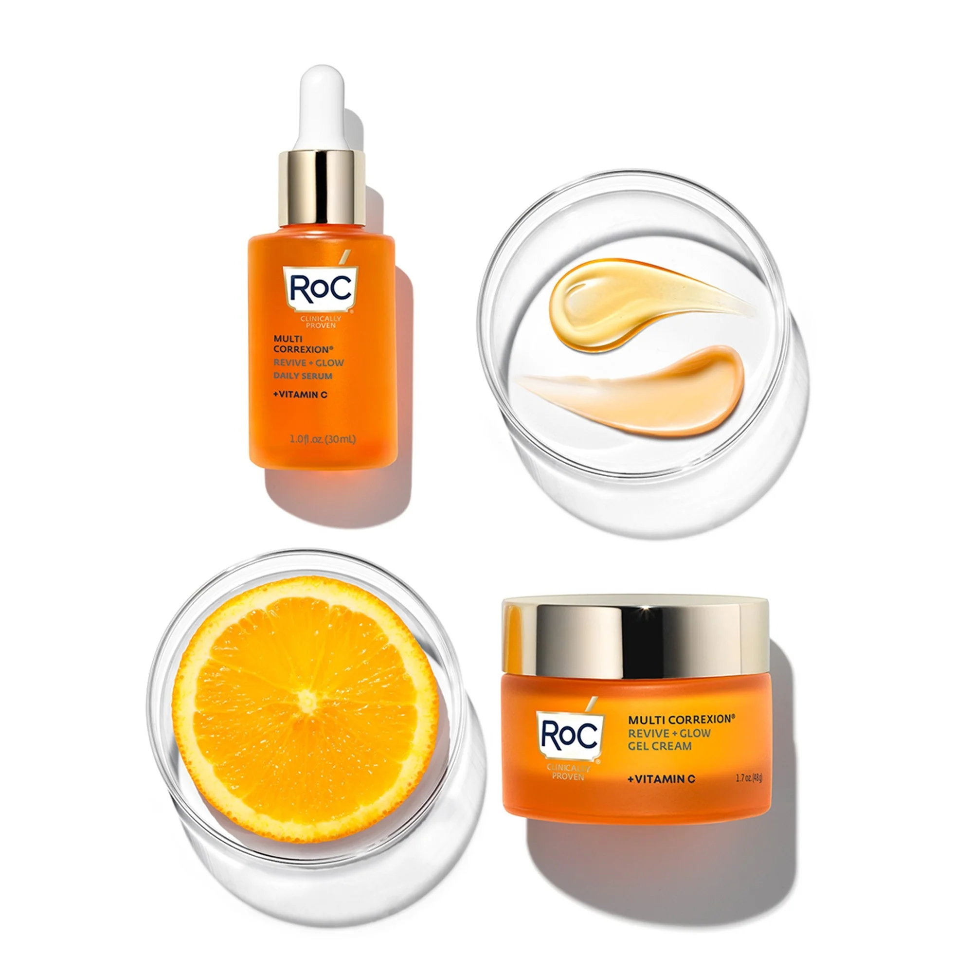 Multi Correxion Revive + Glow Crema Viso Gel - Gel viso illuminante, Gel viso effetto globale