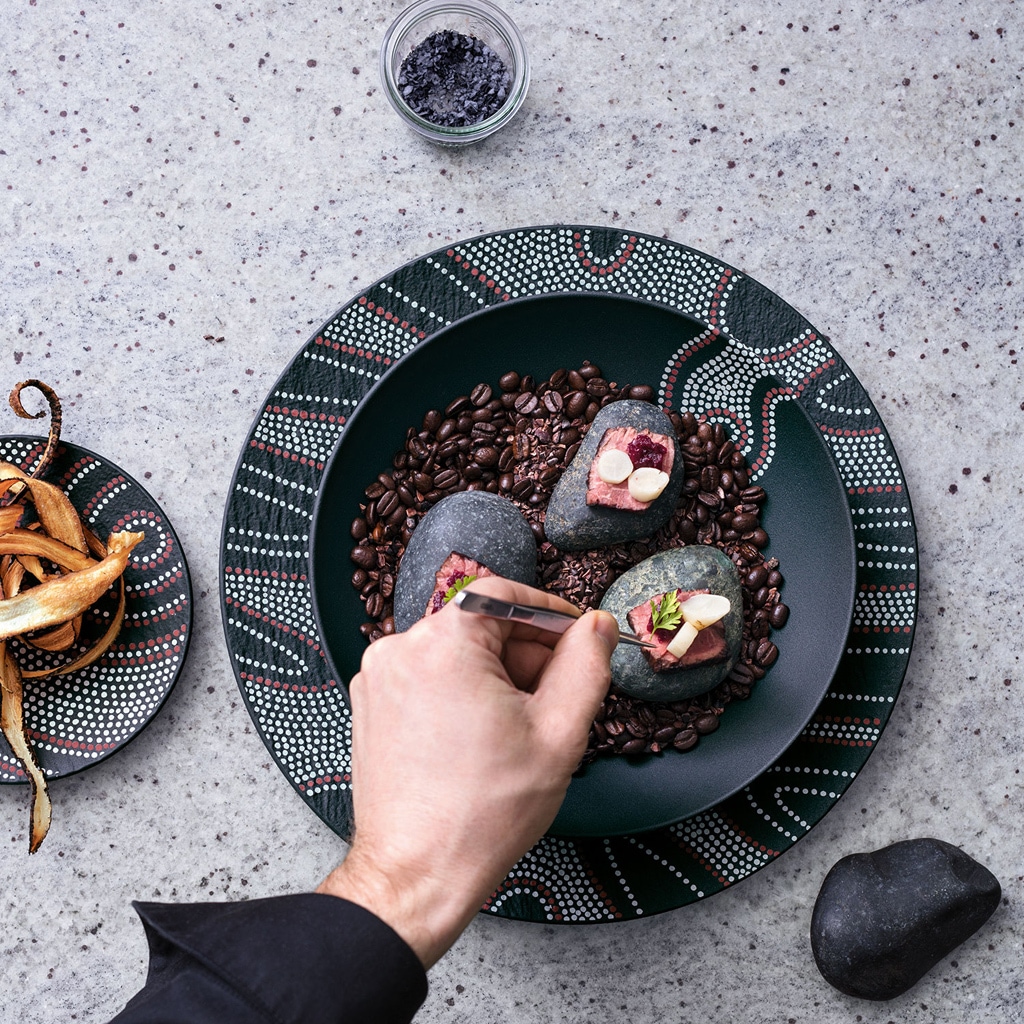 Mísa Villeroy & Boch, plochá, způsob výroby: Rock - 1 kus