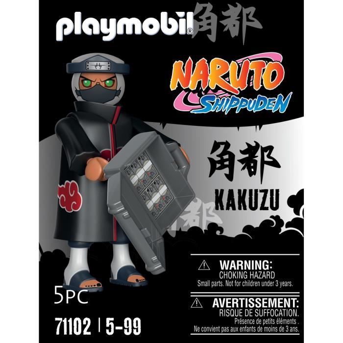 PLAYMOBIL - 71102 - Kakuzu - Naruto Shippuden - 8 pezzi - Multicolore - Personaggio da collezione