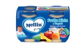 MELLIN Mellin Snack Yoghurt Gemengd Fruit 2X120G Babyvoeding