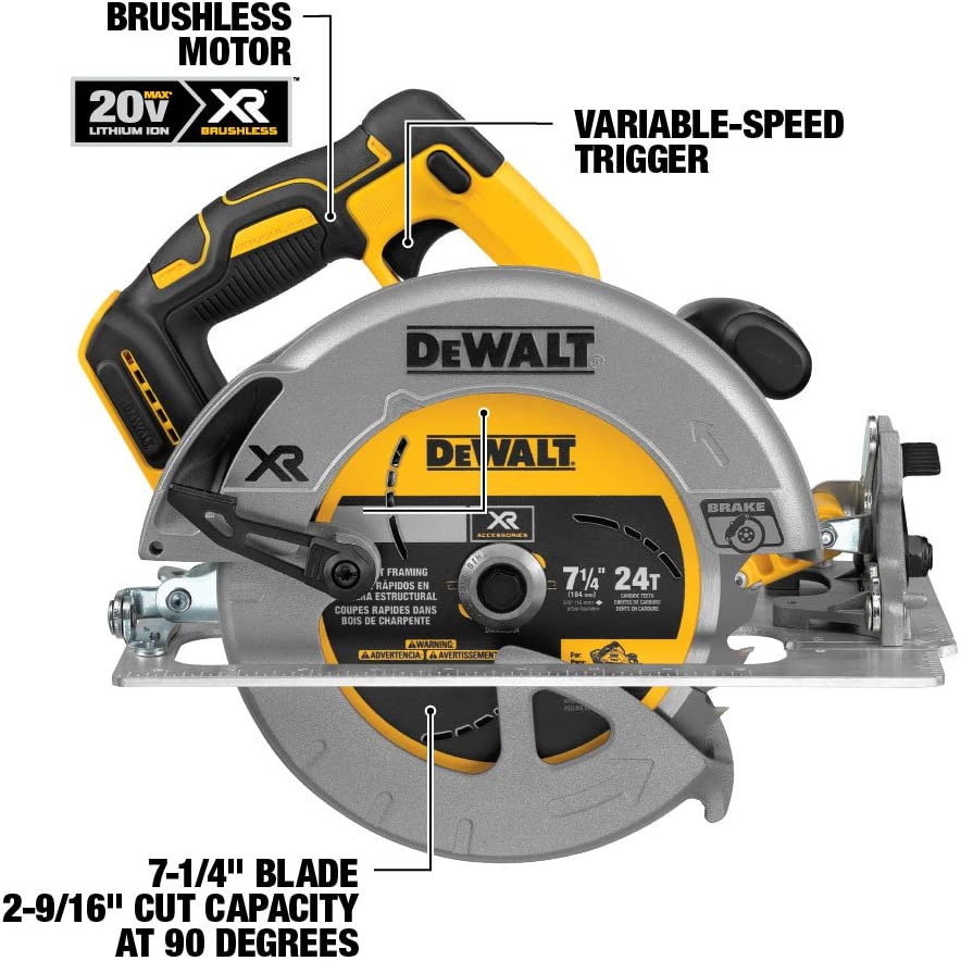 Kit de furadeira compacta sem escova DEWALT 20V MAX XR, 6 ferramentas (DCK684D2)