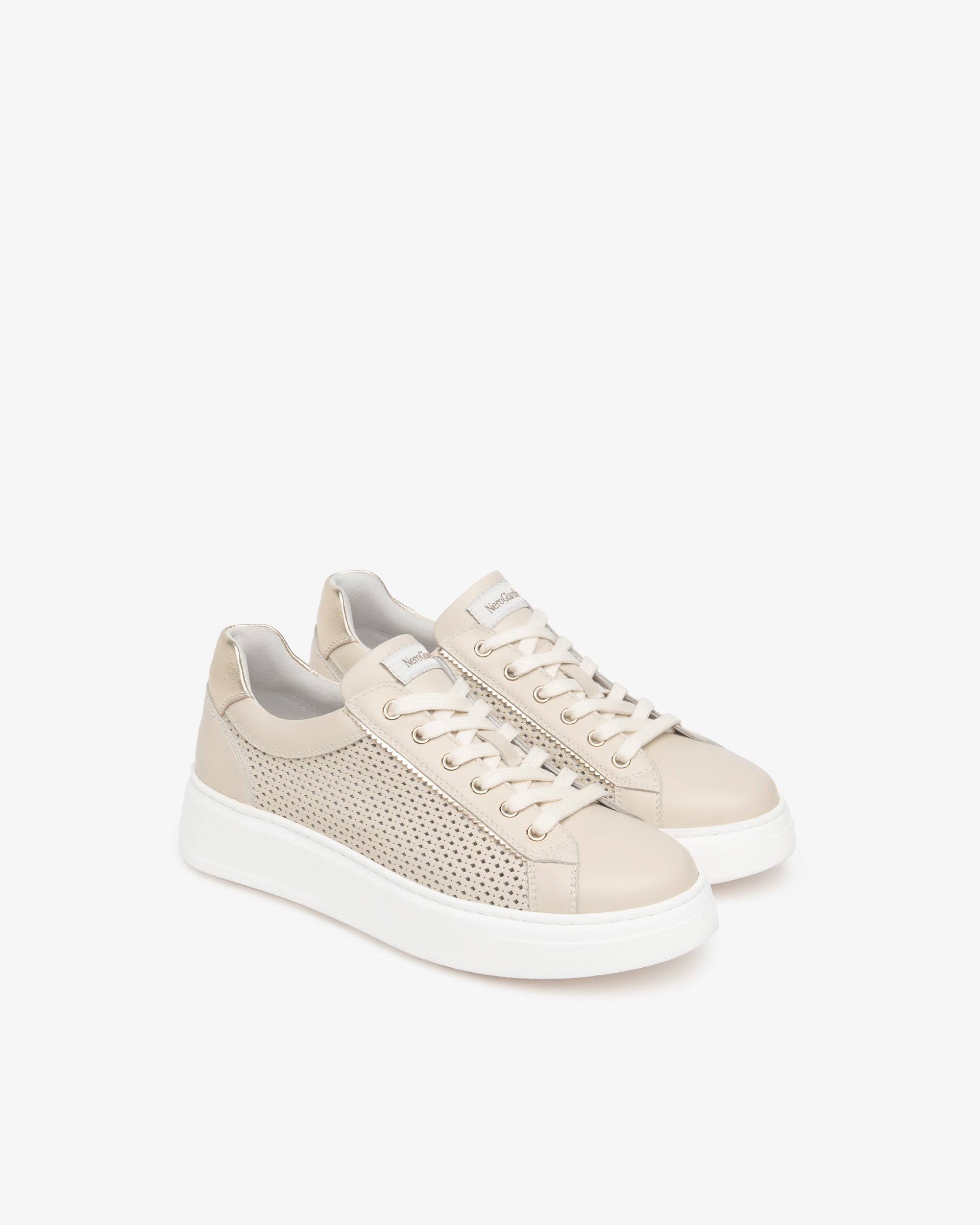  Damen-Sneaker aus Leder und Funktionsmaterial