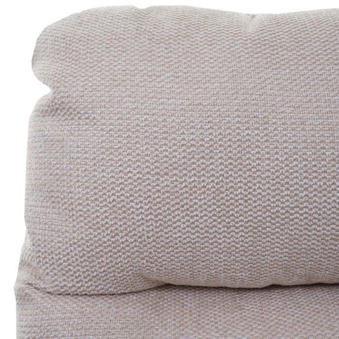 Chaise de salle à manger MCW-G66 pivotante tissu/textile crème avec accoudoirs