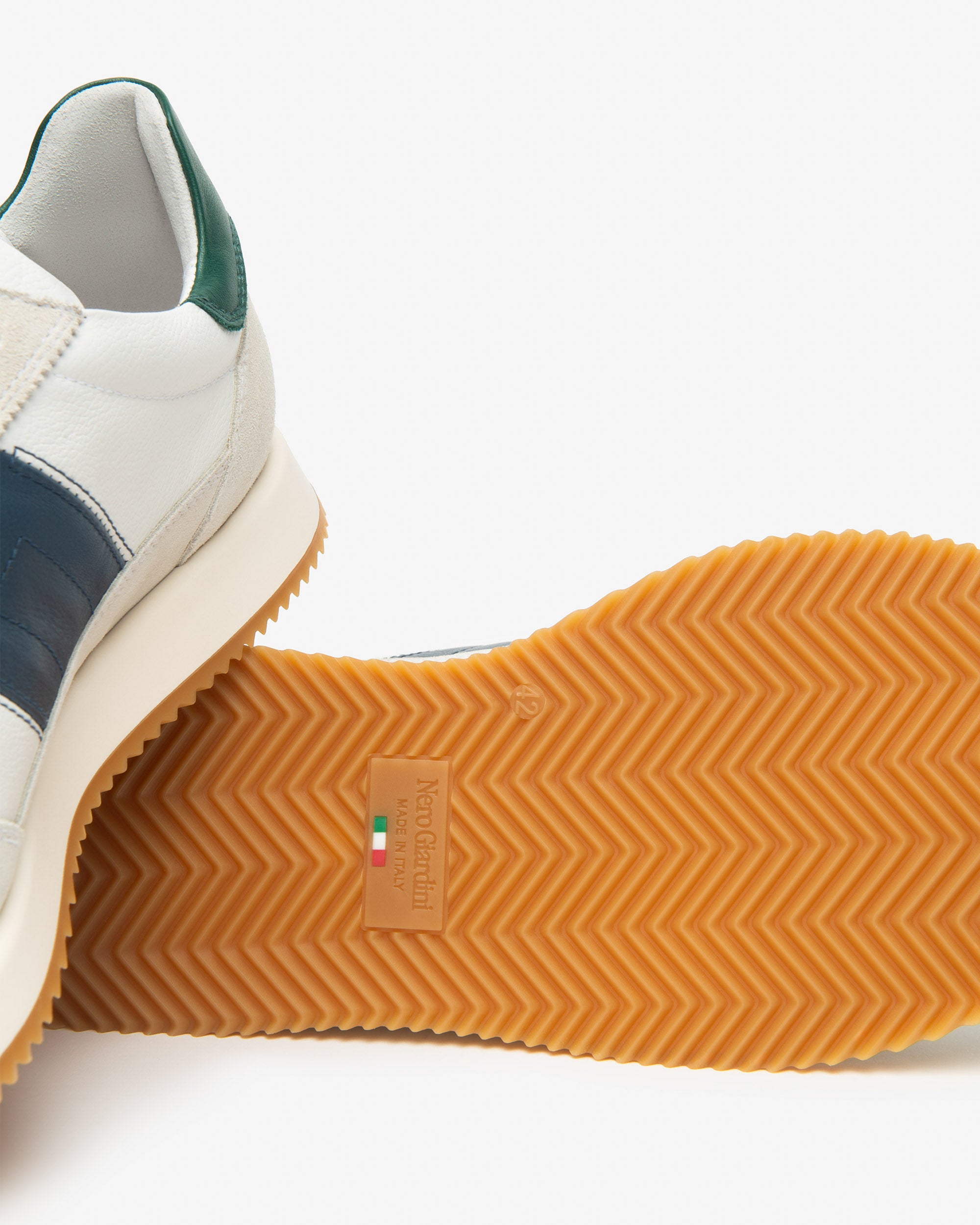 Herren-Sneaker aus Leder und Wildleder