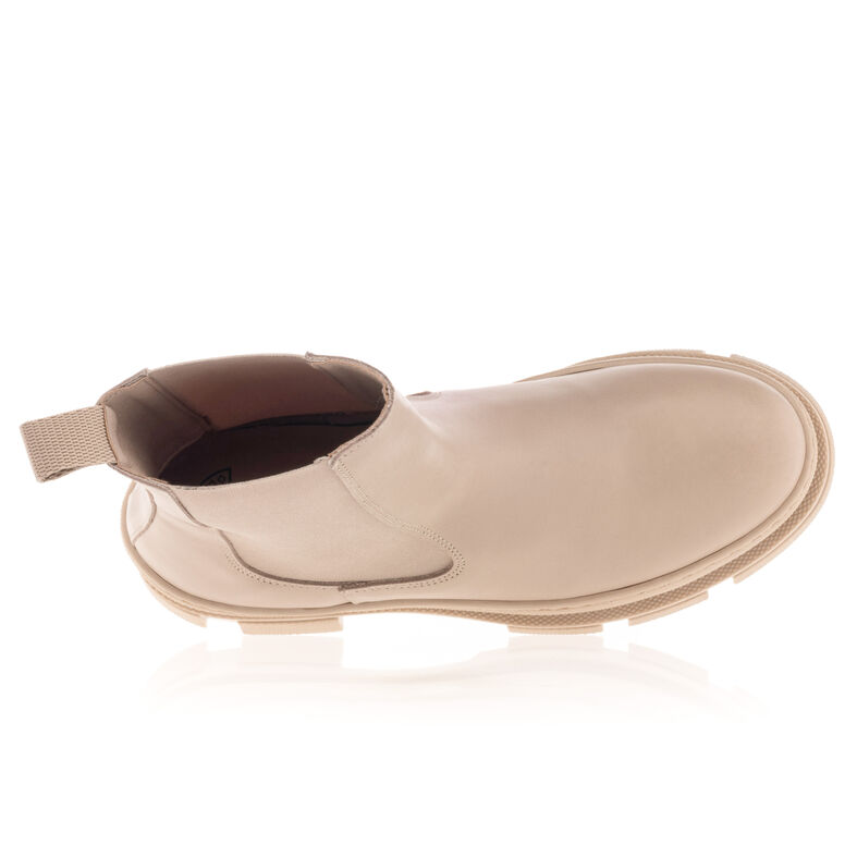 Beige dameslaarzen / enkellaarzen
