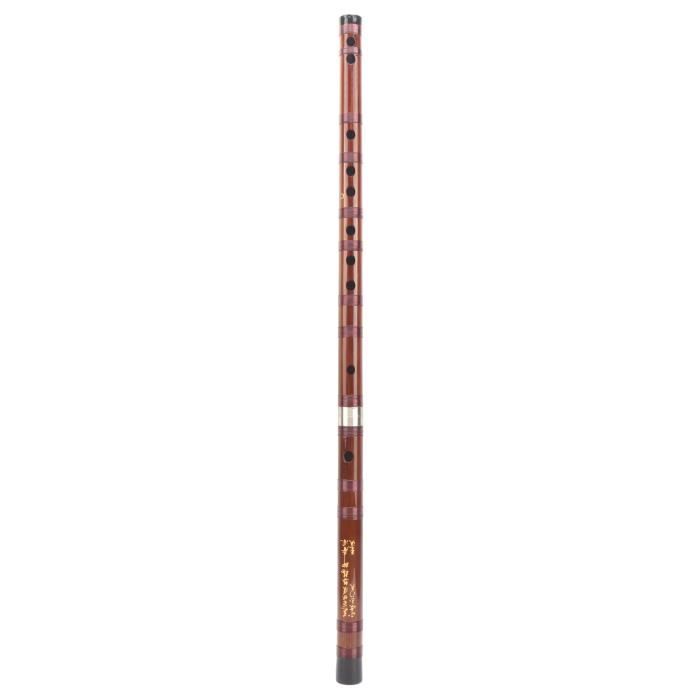 BEL-7643670128600-Dizi Instrumentenset mit traditionellen Orchesterinstrumenten in C-Dur, trockener, bitterer Bambusflöte und Aufbewahrungskoffer