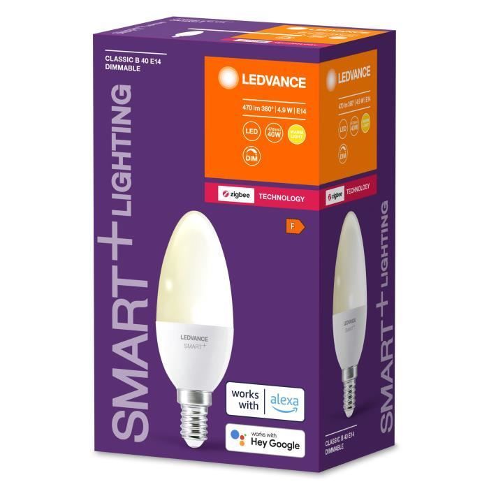 Slimme LED-lamp - LEDVANCE - E14 - Warm wit - 470 lumen - ZigBee