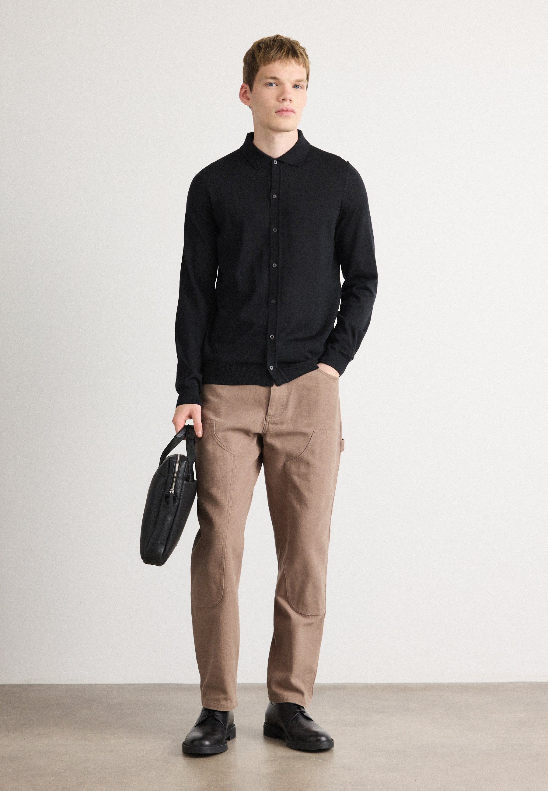 BOSS HELBERT - Gilet - noir