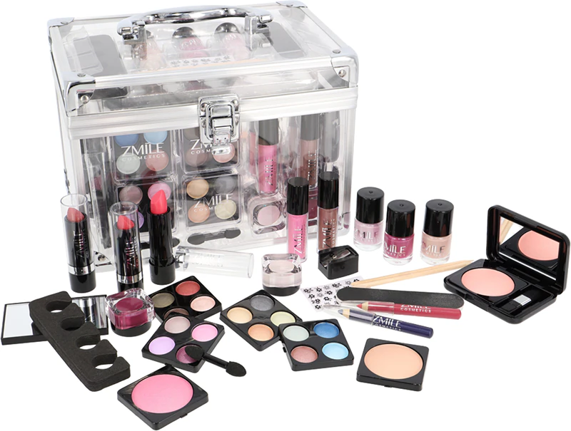 Estojo de cosméticos em acrílico ZMILE COSMETICS