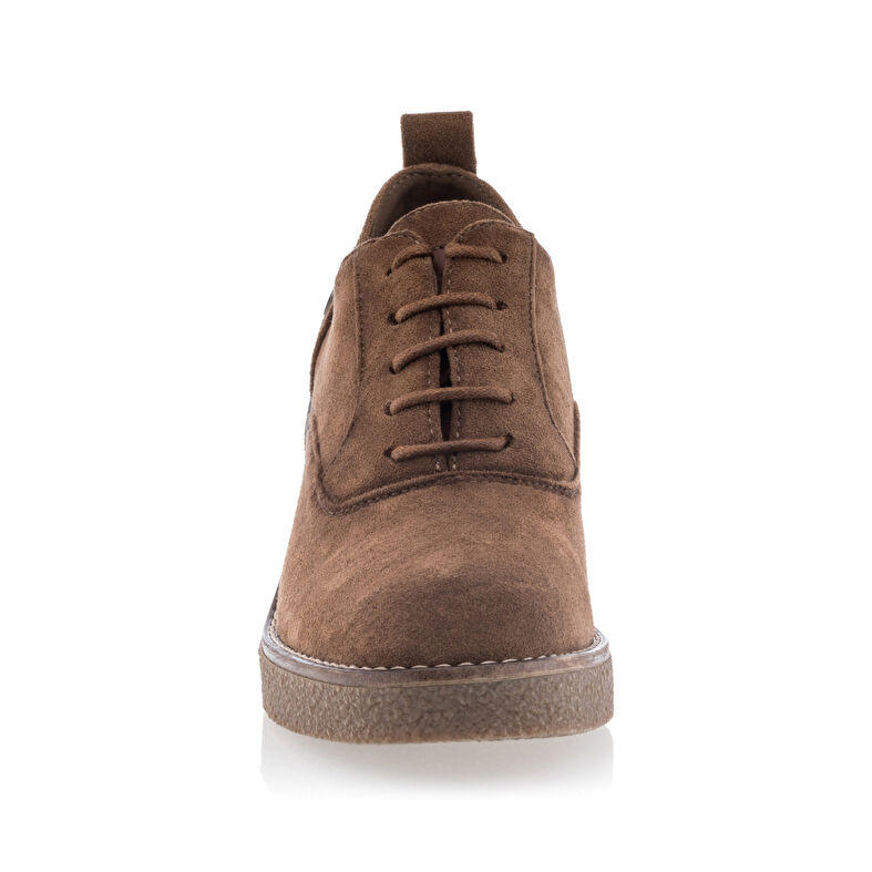Bruine veterschoenen voor dames / Derbyschoenen