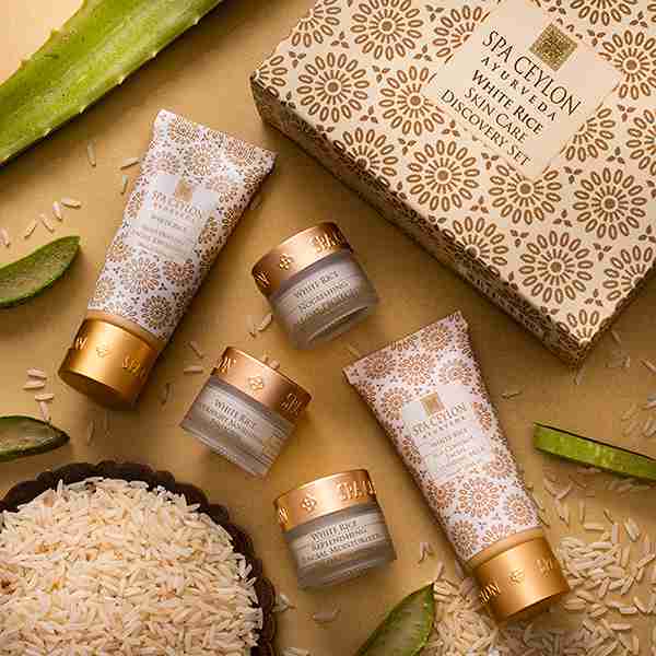 SPA Ceilão Arroz Branco - Kit Descoberta de Cuidados com a Pele -