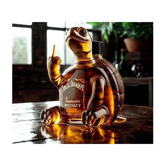 Carafe À Whisky, Verre À Whisky Personnalisé, Le Corps de La Bouteille Est : Canard, Tortue, Aigle, Bouledogue et Autres Animaux