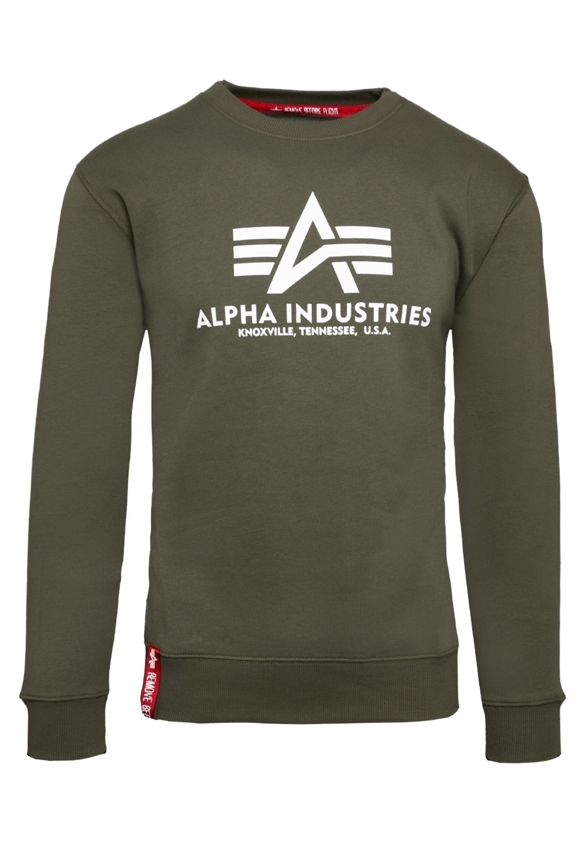 Alpha Industries BASIC - Sweatshirt - donker olijfgroen (178302-142)