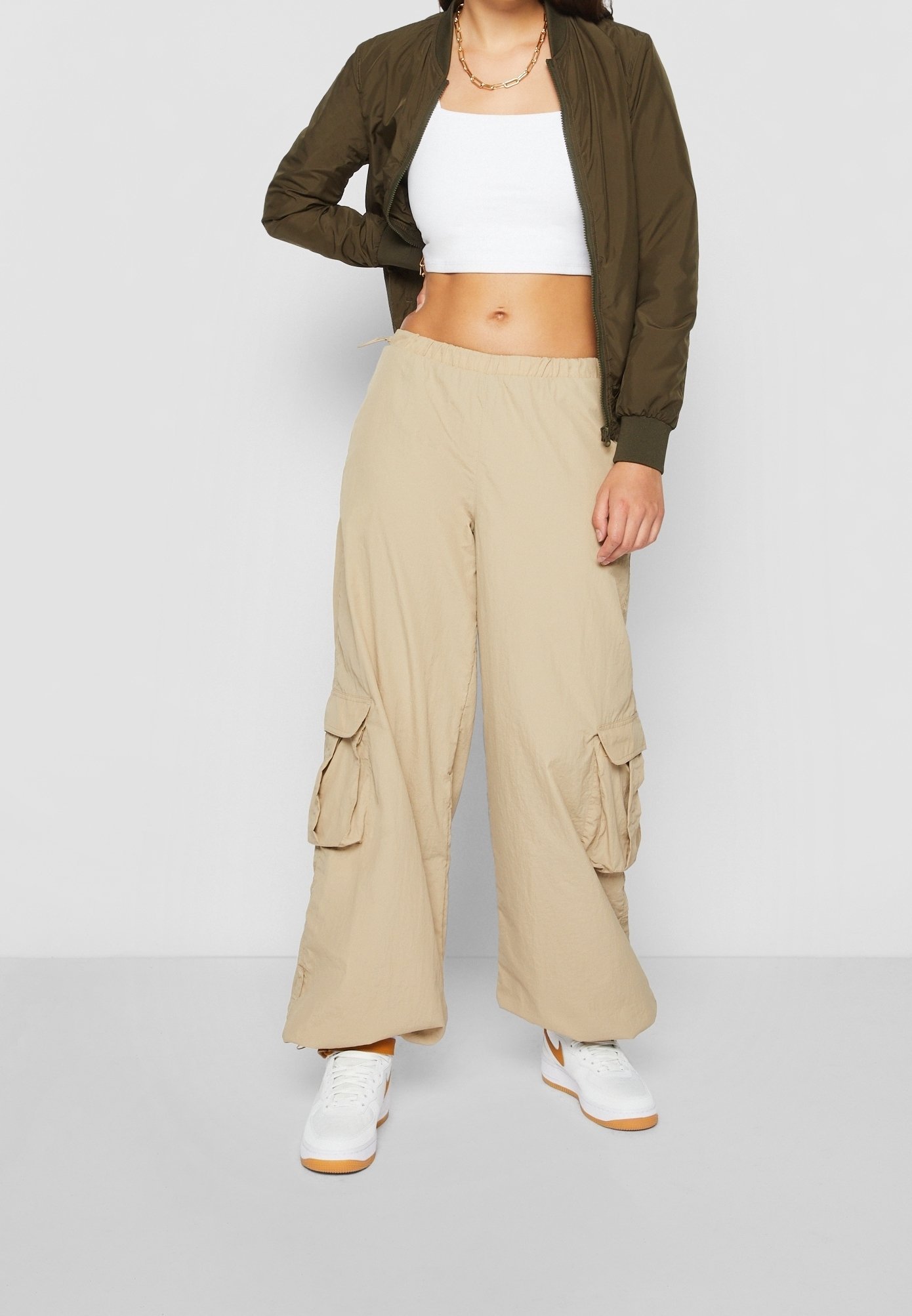 Giacca bomber Urban Classics - verde scuro