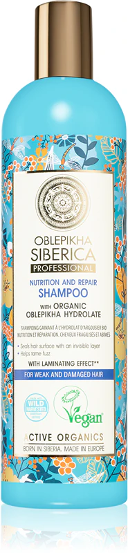 Natura Siberica Oblepikha (duindoorn) shampoo voor verzwakt en beschadigd haar