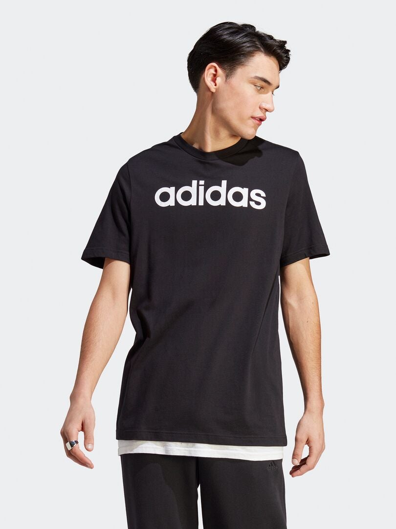 'adidas' T-shirt - ZWART