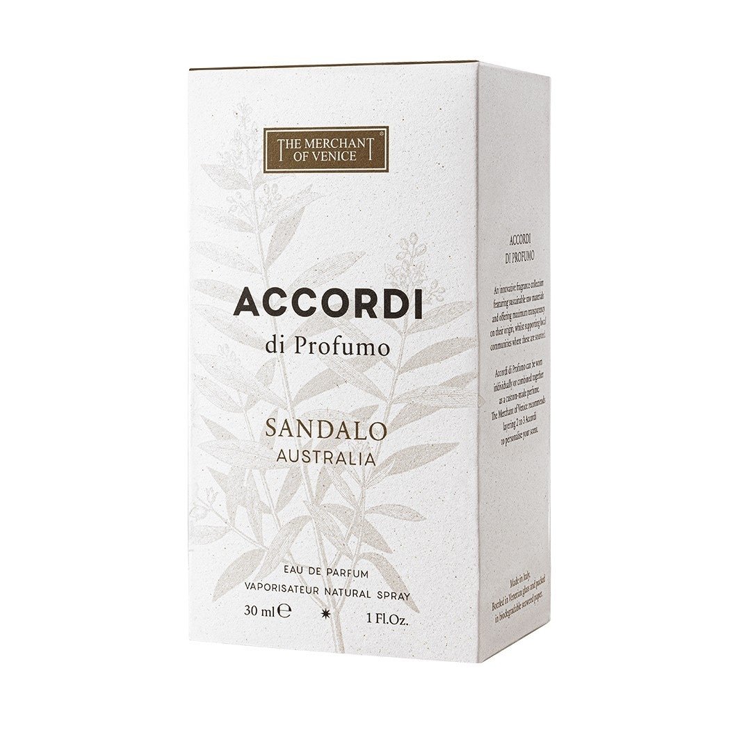 THE MERCHANT OF VENICE Eau de Parfum Accordi di Profumo Sandalo Australia - 30 ml