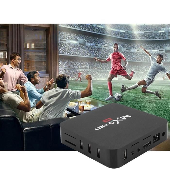 MXQ PRO 4K Älytelevisioboksi RK3229 1+8G WiFi BT STB HD Älymedia Android 7.1:lle (EU-pistoke) - KOE