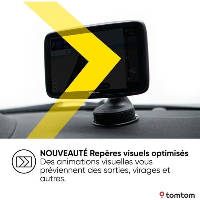 TomTom GO Superior 6 - GPS para coche - Pantalla de 6 pulgadas - TomTom Traffic - Servicio Premium de 2 años incluido - Mapa mundial