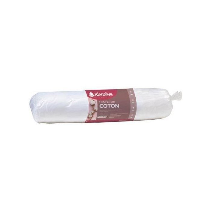 Cojín almohadón de algodón BLANREVE - 160 cm - Blanco