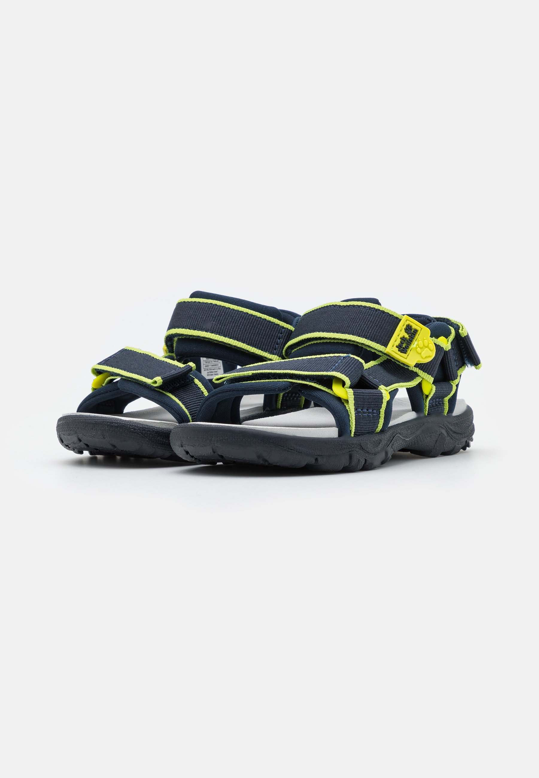 Jack Wolfskin SEVEN SEAS - Matkasandaalid - sinine/laimiroheline