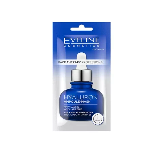 Eveline Cosmetics Face Therapy Professional Hyaluron maseczka nawilżająca i wygładzająca 8 ml
