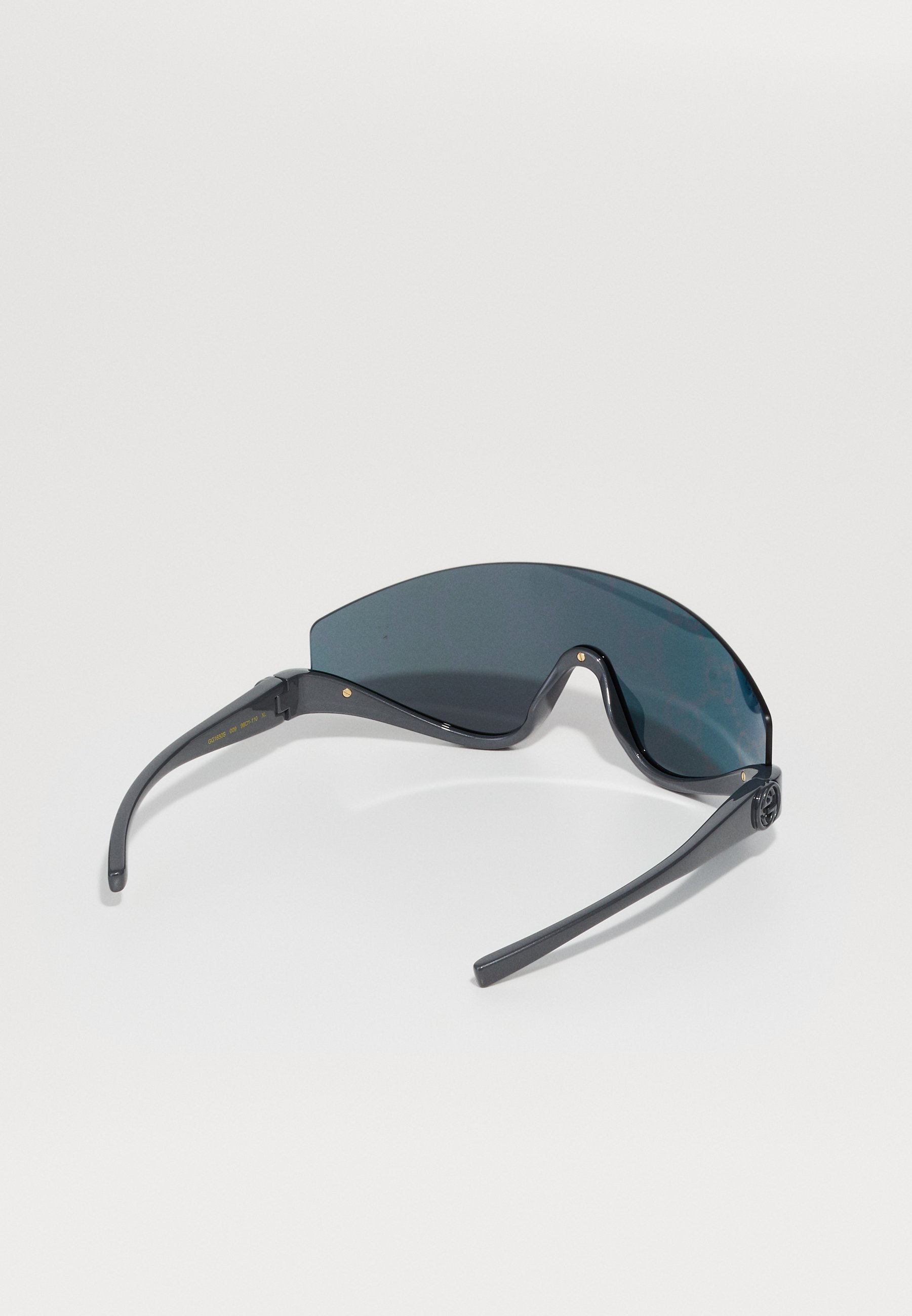 Gucci Unisex-Sonnenbrille – grau/rot