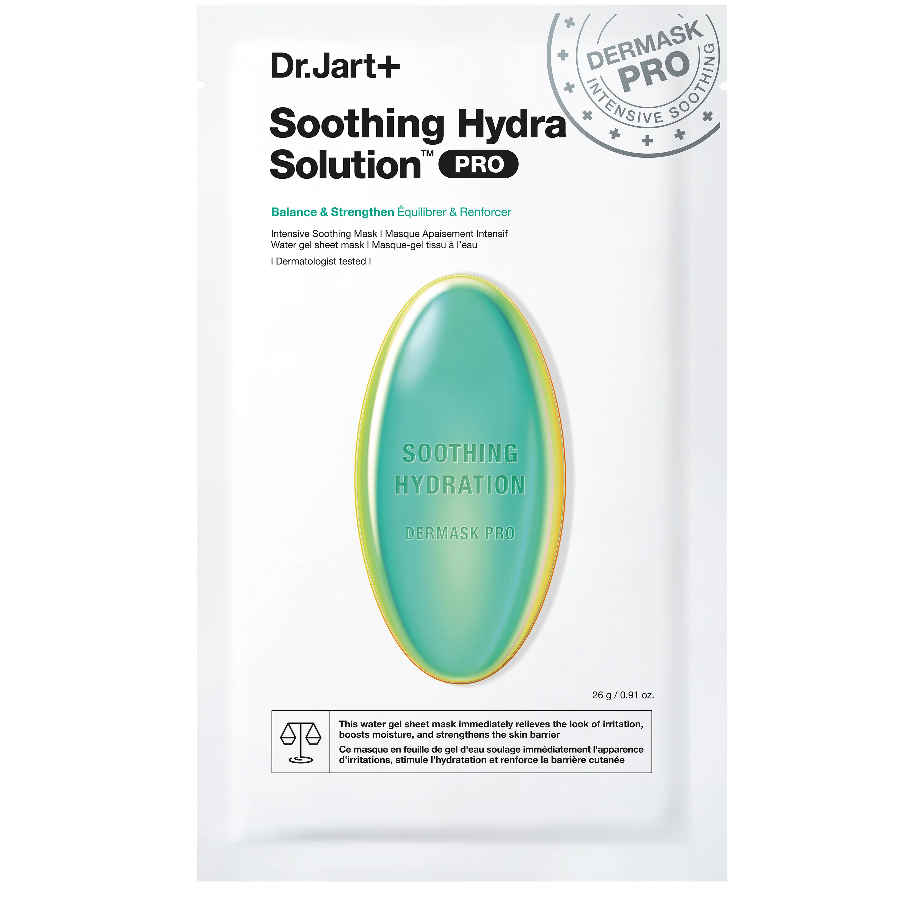 Dermask™ Soothing Hydra Solution Pro - Maschera Lenitiva viso