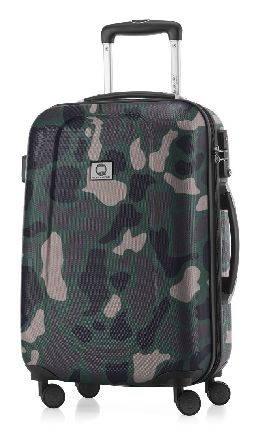 Nuntă - bagaj de mână rigid verde măr mat, TSA, 55 cm, 42 litri
