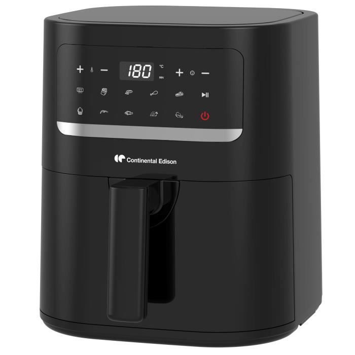 Friggitrice ad aria Continental Edison - FRSH1400B - 4,5 L - Nera - 1400W