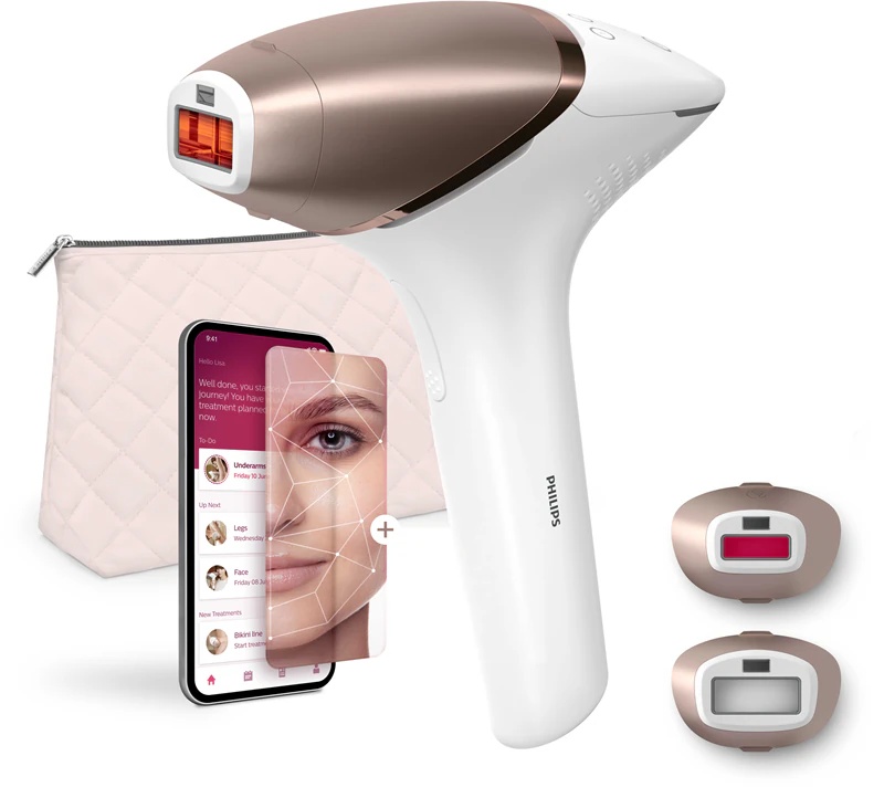 Philips Lumea IPL 9900 SkinAI BRI950/01 IPL epilators ķermenim, sejai, bikini zonai un padusēm