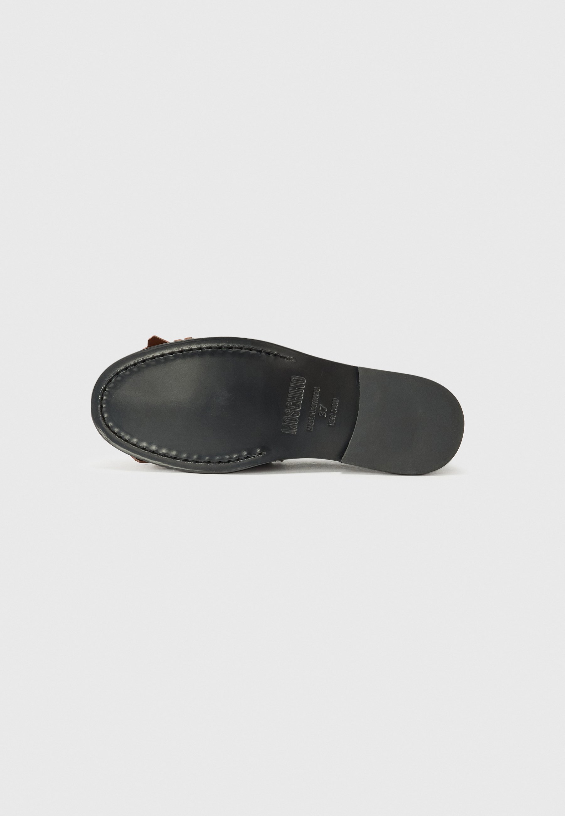 MOSCHINO Slip-ons - nero/testa di moro