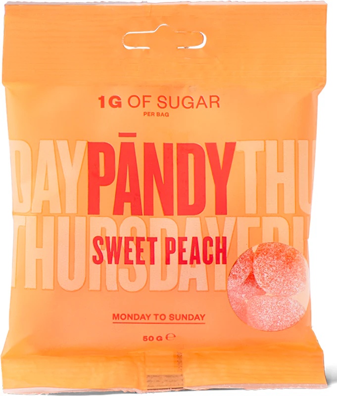 Pandy Candy saldo persiku želejas pupiņas