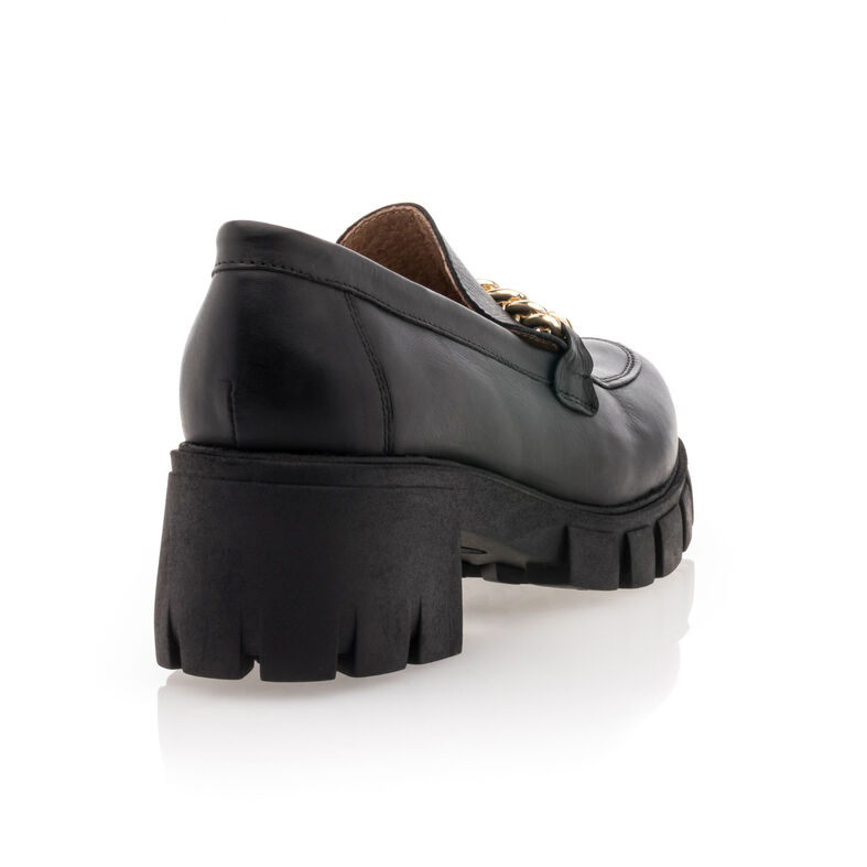 Svarta loafers/båtskor för kvinnor