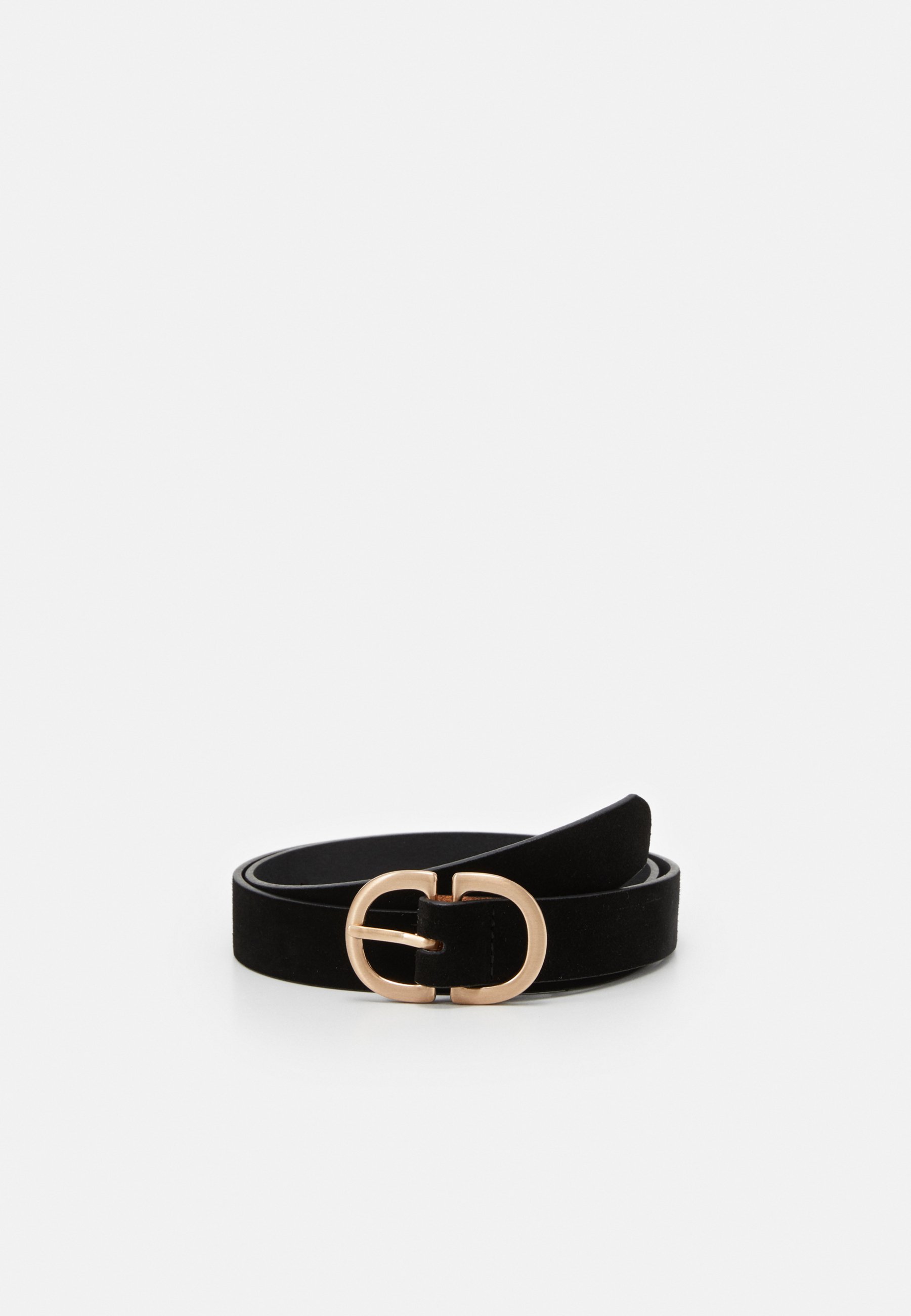 Opasok Pieces PCJUVA JEANS - Opasok - čierny/zlatý