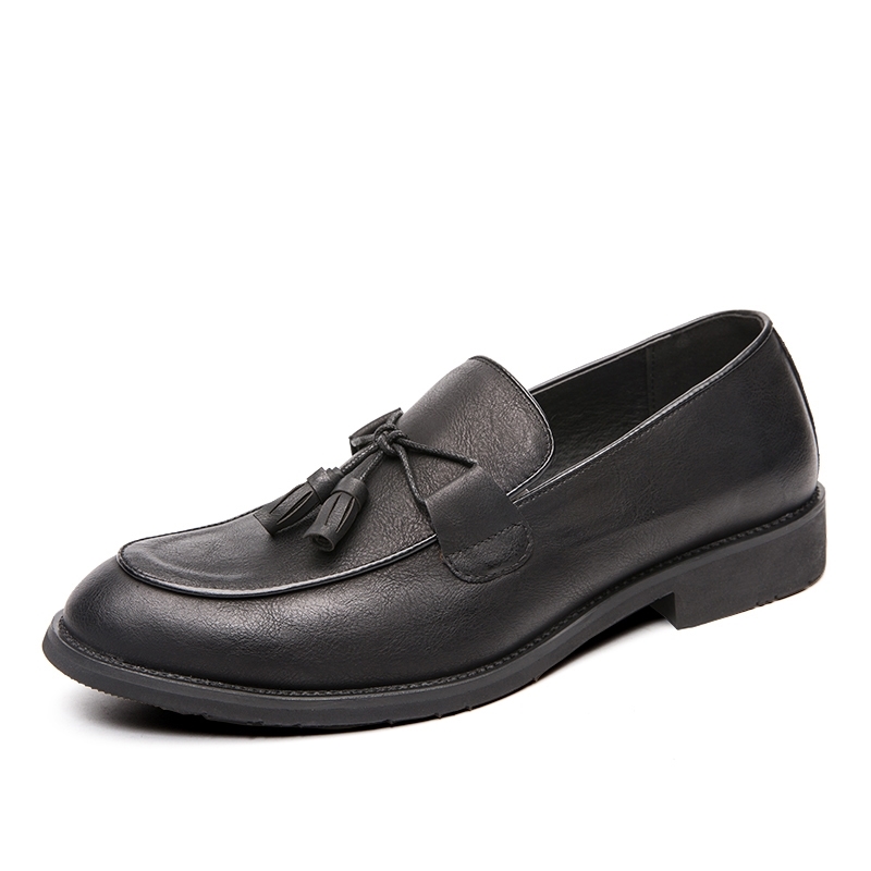 Sapatos sociais masculinos, estilo britânico, em couro, para casamentos, sapatos oxford masculinos de couro.