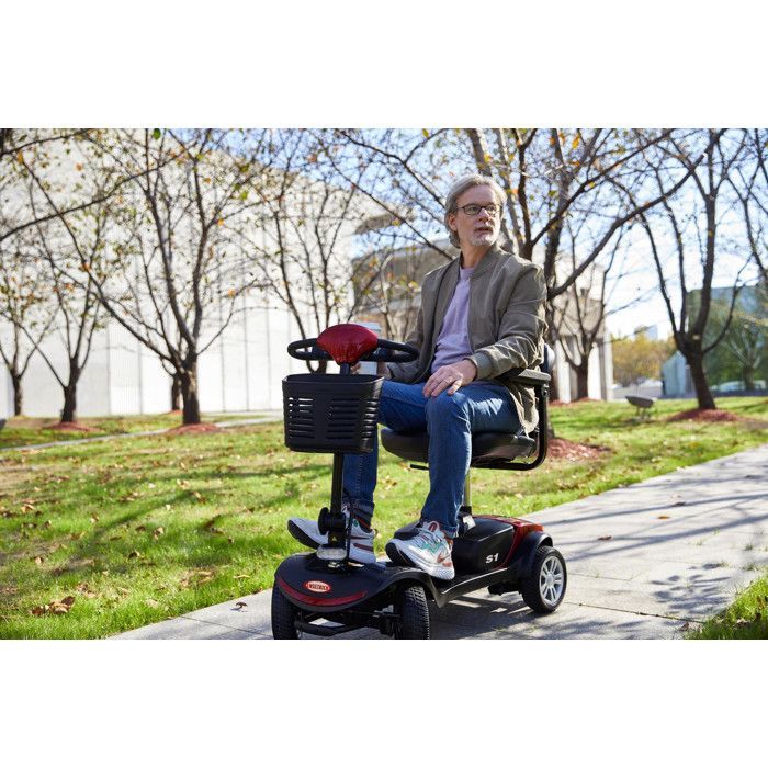 Monopattino elettrico a 4 ruote da 300 W - Display - Sedile girevole a 360 gradi - Autonomia da 15 a 25 chilometri
