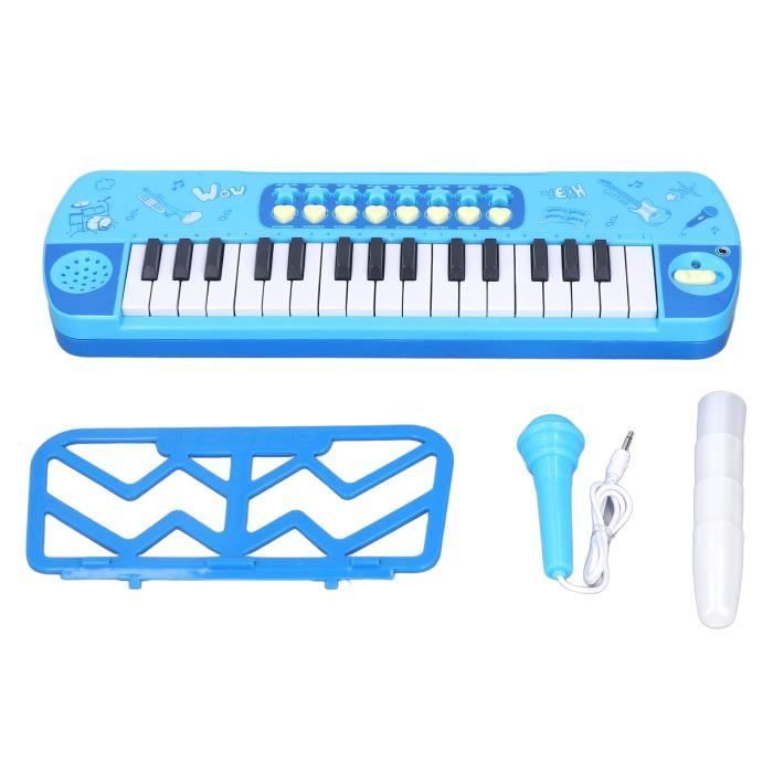OMABETA Teclado electrónico de juguete, mini teclado de 37 teclas, piano de mesa de juguete