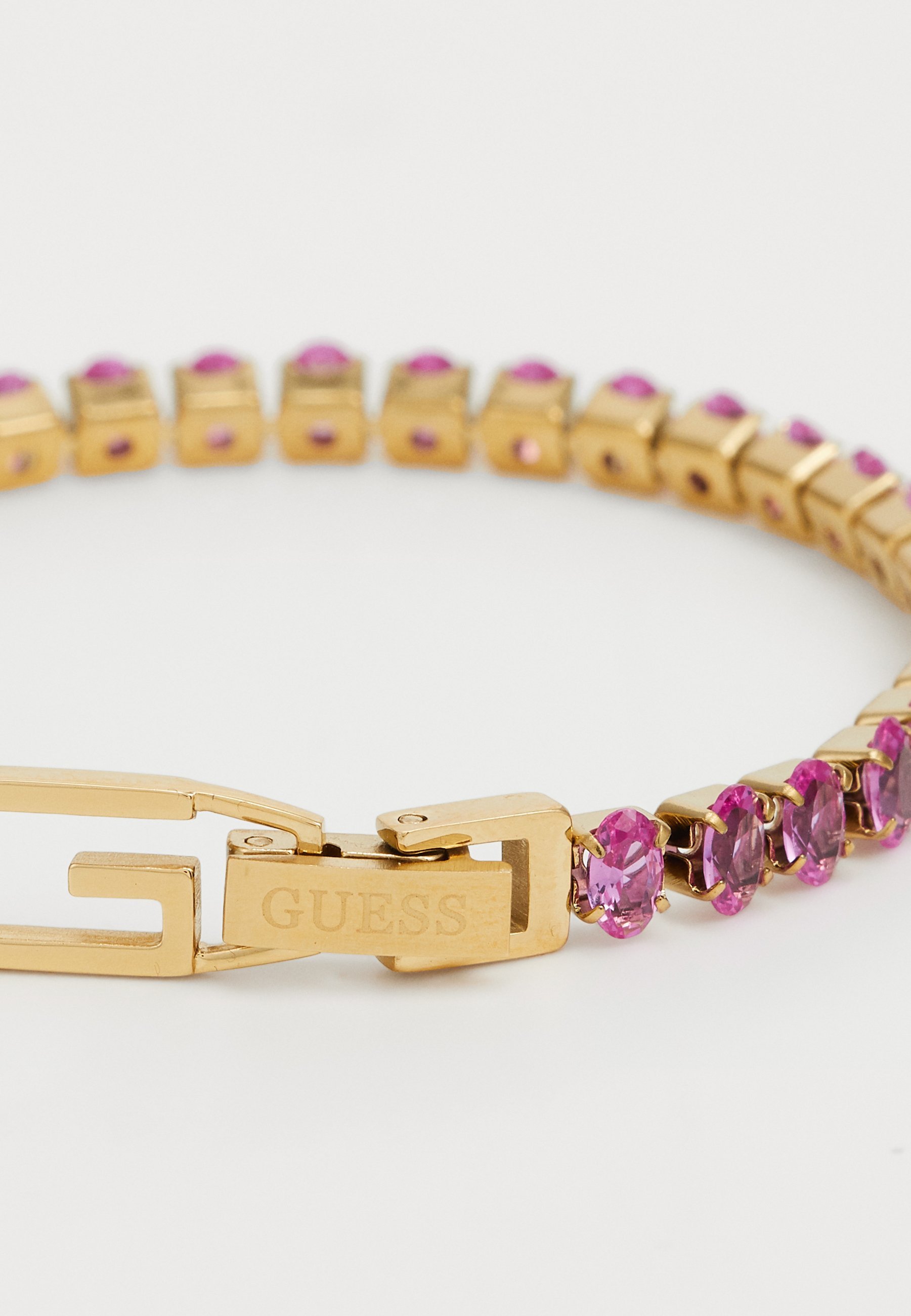 Guess PARADISE - Armband - geelgoudkleurig/fuchsia