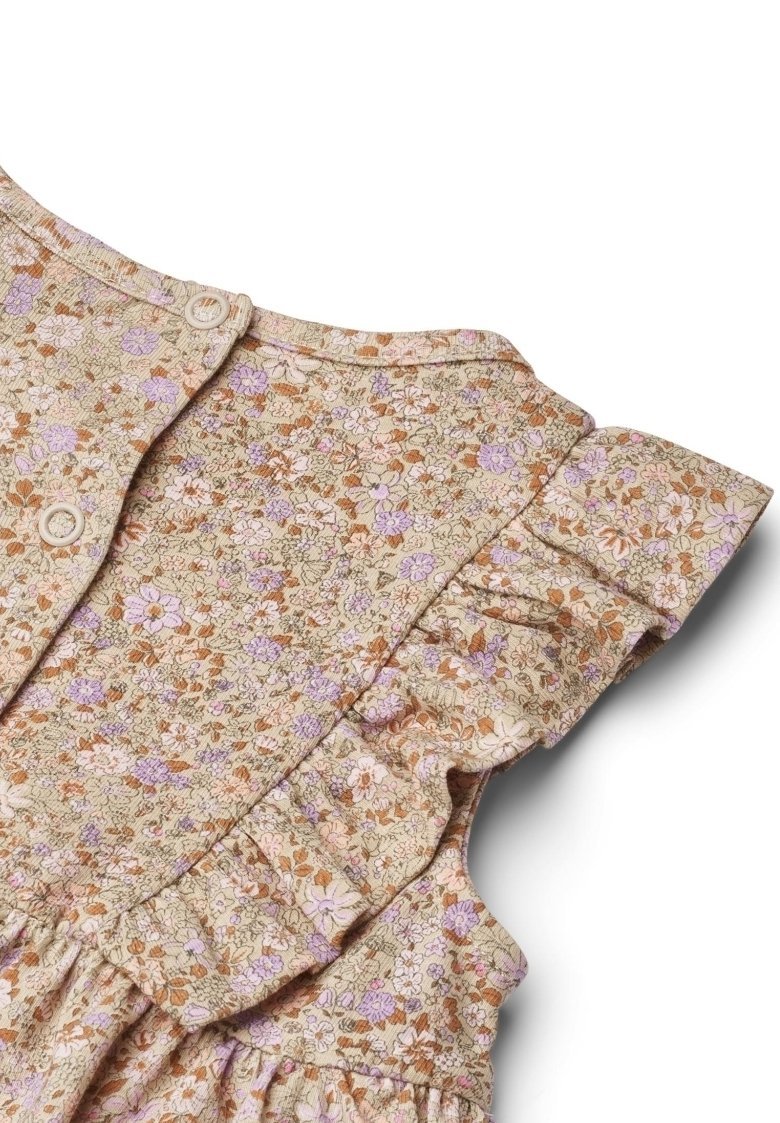Tarwepak Vianna - Jersey jurk - lila bloemenweide